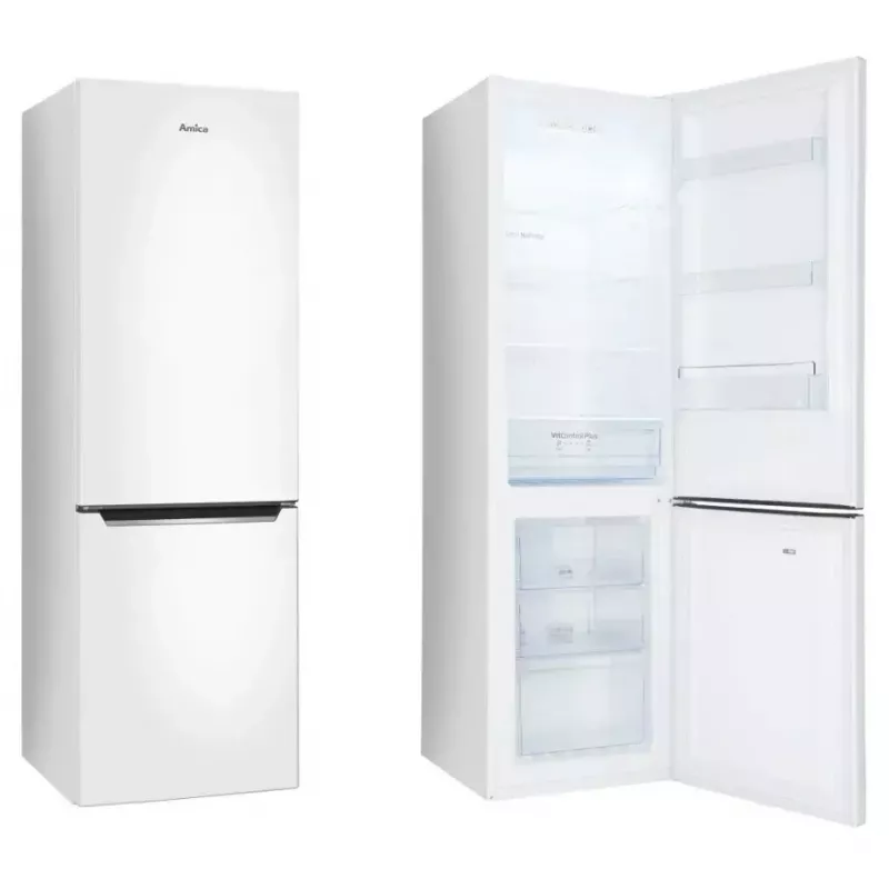 Ledusskapja-saldes kombinācija AMICA FK 2995.2FT(E) — 299 L, apakšējā salde, No Frost, LED, E klase
