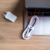 Kabelis zaļa Cell Lightning uz USB‑C 1 m, 29 W, balts, datu pārraide 480 Mbps