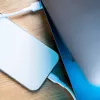 Kabelis zaļa Cell Lightning uz USB‑C 1 m, 29 W, balts, datu pārraide 480 Mbps