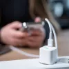 Kabelis zaļa Cell Lightning uz USB‑C 1 m, 29 W, balts, datu pārraide 480 Mbps