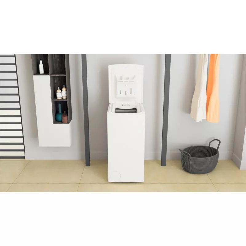 Whirlpool NTDLR 6040S PL/N veļas mazgājamā mašīna ar augšējo ielādi 6 kg 951 apgr./min. Balta