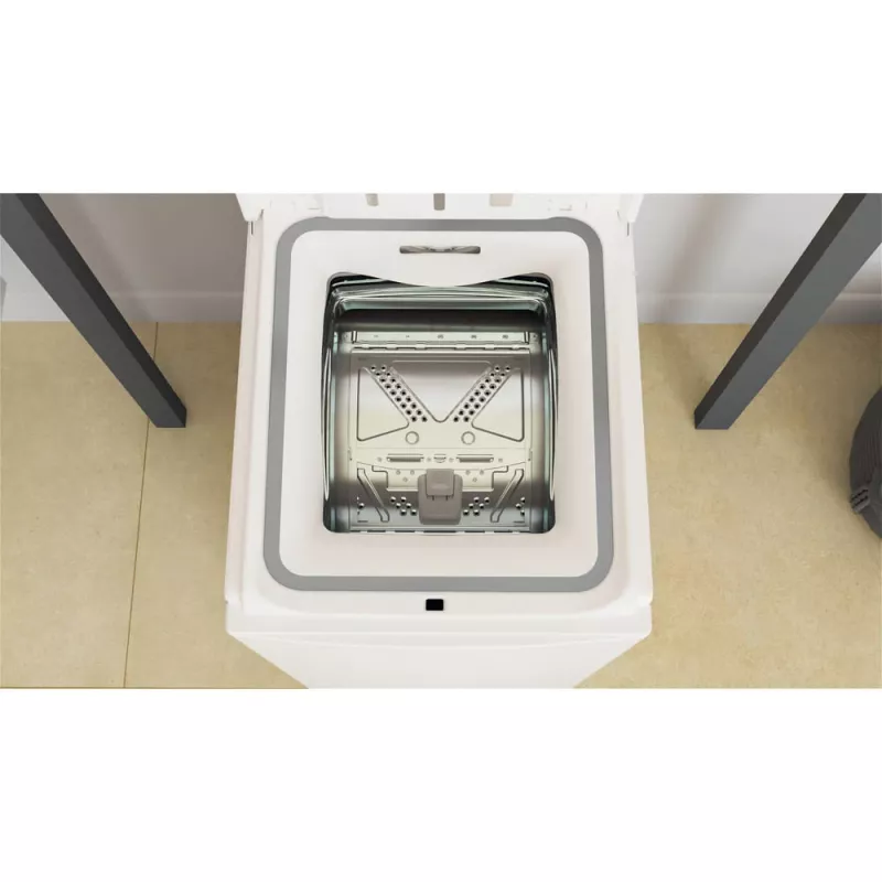 Whirlpool NTDLR 6040S PL/N veļas mazgājamā mašīna ar augšējo ielādi 6 kg 951 apgr./min. Balta