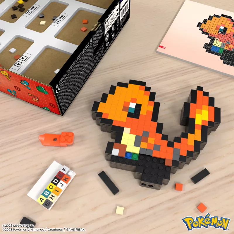 MEGA Pokémon Showcase Charmander, 13 gadi, Plastmasa, 484 g