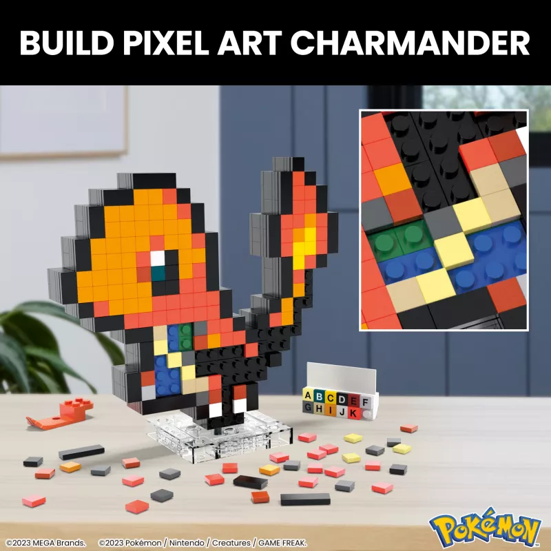 MEGA Pokémon Showcase Charmander, 13 gadi, Plastmasa, 484 g