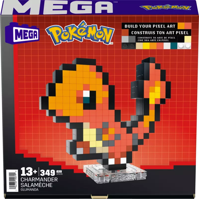 MEGA Pokémon Showcase Charmander, 13 gadi, Plastmasa, 484 g