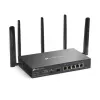 TP-Link Omada 4G+ Cat6 AX3000 Gigabit VPN maršrutētājs, Wi-Fi 6 (802.11ax), divjoslu (2,4 GHz / 5 GHz), Ethernet LAN, 4G, melns, galda/staba maršrutētājs