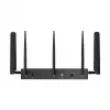 TP-Link Omada 4G+ Cat6 AX3000 Gigabit VPN maršrutētājs, Wi-Fi 6 (802.11ax), divjoslu (2,4 GHz / 5 GHz), Ethernet LAN, 4G, melns, galda/staba maršrutētājs