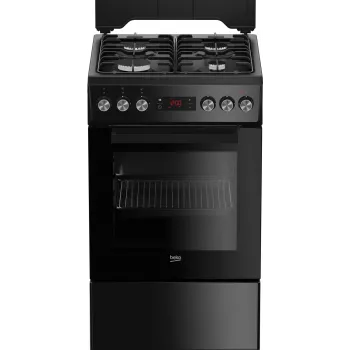 Beko FSE52321DBD plīts Brīvi stāvoša plīts Elektriskā Gāzes Melna