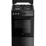 Beko FSE52321DBD plīts Brīvi stāvoša plīts Elektriskā Gāzes Melna