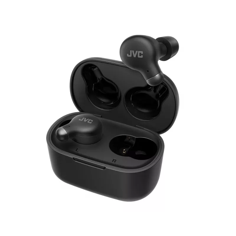 JVC HA-A25T austiņas True Wireless Stereo (TWS) ievietojamas Zvani/Mūzika Bluetooth Melna