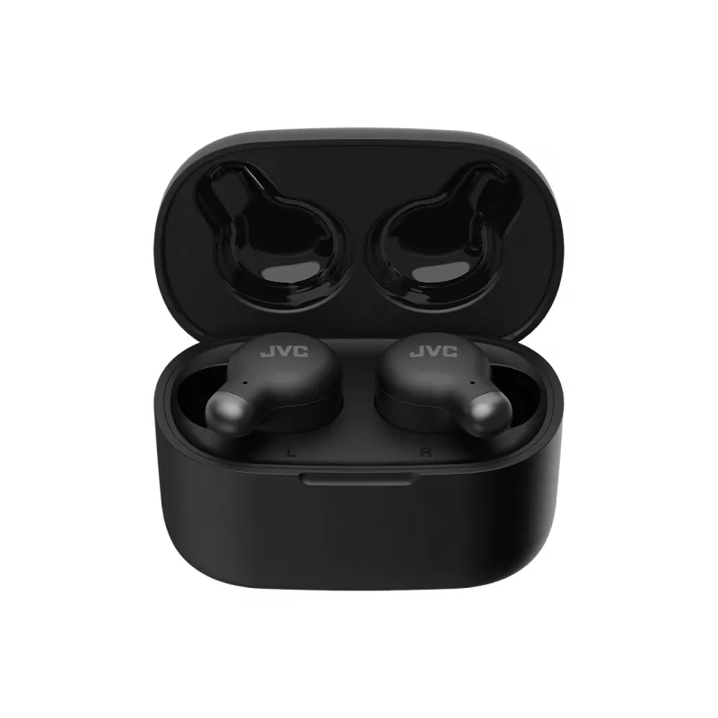 JVC HA-A25T austiņas True Wireless Stereo (TWS) ievietojamas Zvani/Mūzika Bluetooth Melna