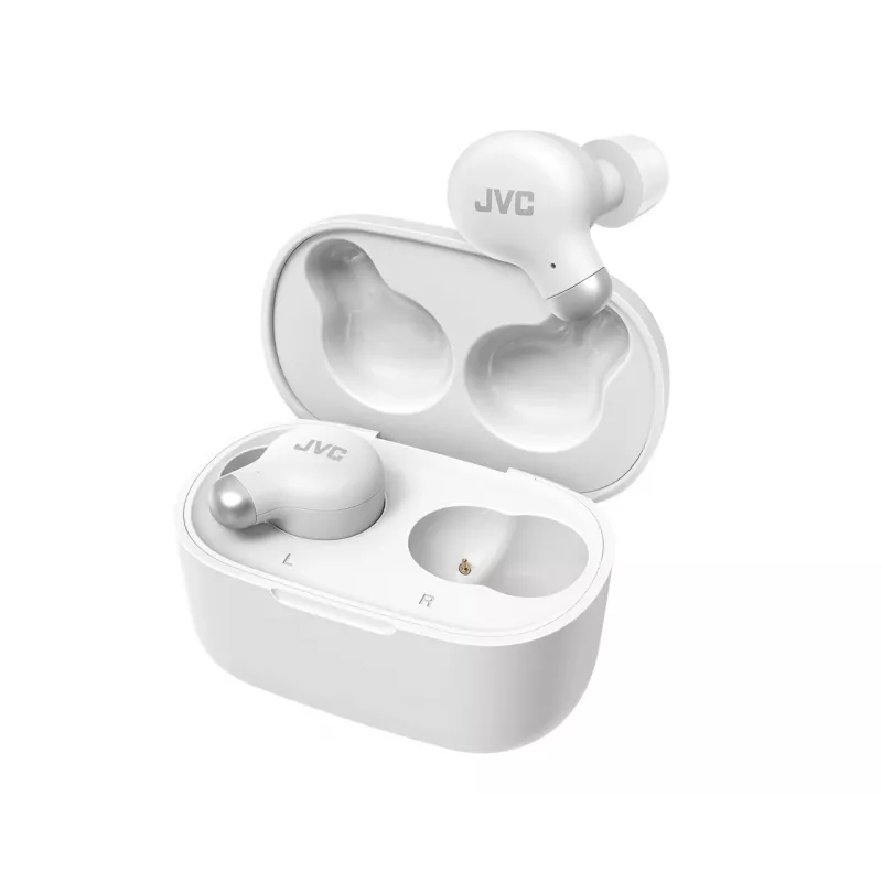 JVC HA-A25T austiņas True Wireless Stereo (TWS) ievietojamās zvaniem/mūzikai Bluetooth balts