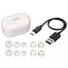JVC HA-A25T austiņas True Wireless Stereo (TWS) ievietojamās zvaniem/mūzikai Bluetooth balts