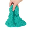 Kinetic Sand , pils futlāris ar 1 mārciņu zilzaļas spēļu smilts, uzglabāšanas konteiners, sensorās rotaļlietas bērniem vecumā no 3 gadiem