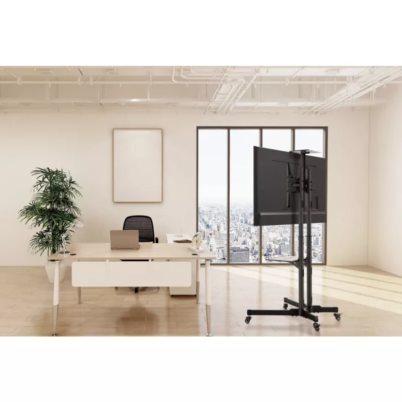 Techly ICA-TR216T TV stiprinājums/statīvs 177,8 cm (70 collas) Melns