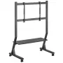 Grīdas statīvs TECHLY 366983 45–90 collu televizoriem, melns, tērauds, augstums 1026–1126 mm, max VESA 800x400, slodze 60 kg