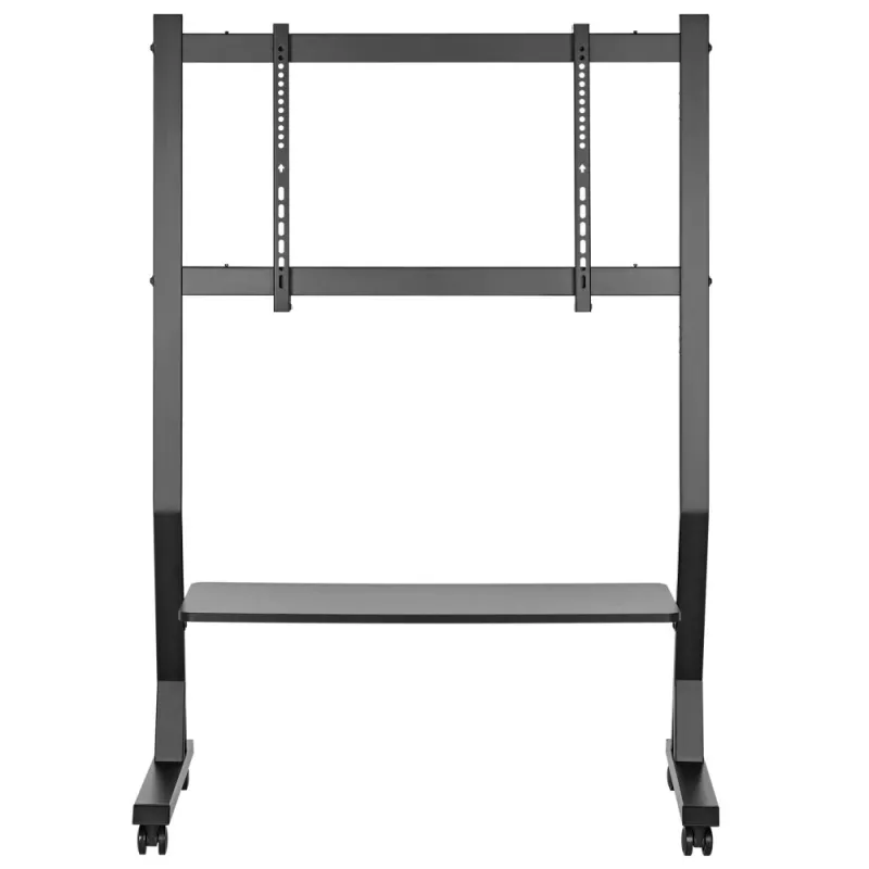 Grīdas statīvs TECHLY 366983 45–90 collu televizoriem, melns, tērauds, augstums 1026–1126 mm, max VESA 800x400, slodze 60 kg