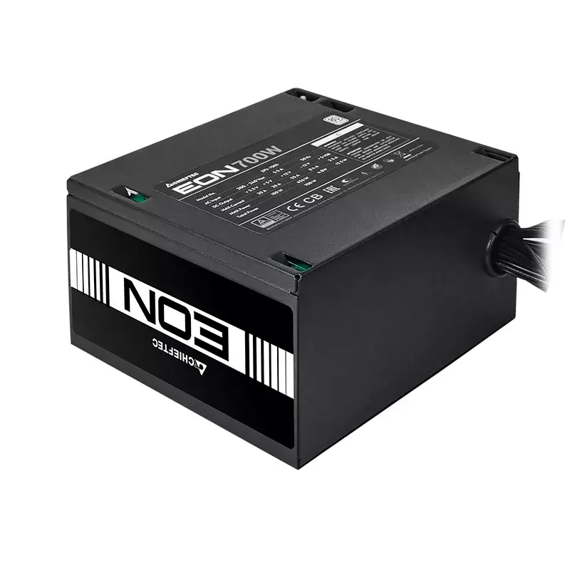 Chieftec EON ZPU-400S barošanas bloks 400 W 20+4 kontaktu ATX ATX melns