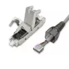 Bez instrumenta RJ45 spraudnis QOLTEC 54540 CAT6 STP ekranētiem Ethernet kabeļiem