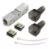 Bez instrumenta RJ45 spraudnis QOLTEC 54540 CAT6 STP ekranētiem Ethernet kabeļiem