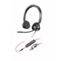 HP Poly Melnswire 3325 Stereo USB-C Headset +3.5mm Plug +USB-C/A Adapter