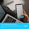 TP-Link Tapo viedais temperatūras un mitruma monitors, iekštelpām, temperatūras un mitruma sensors, brīvi stāvošs, bezvadu, -20 - 60 °C, 0 - 99%