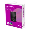 ADATA SE920 Thunderbolt tehnoloģija 4 TB USB Type-C USB4 Gen 3x2 Melns