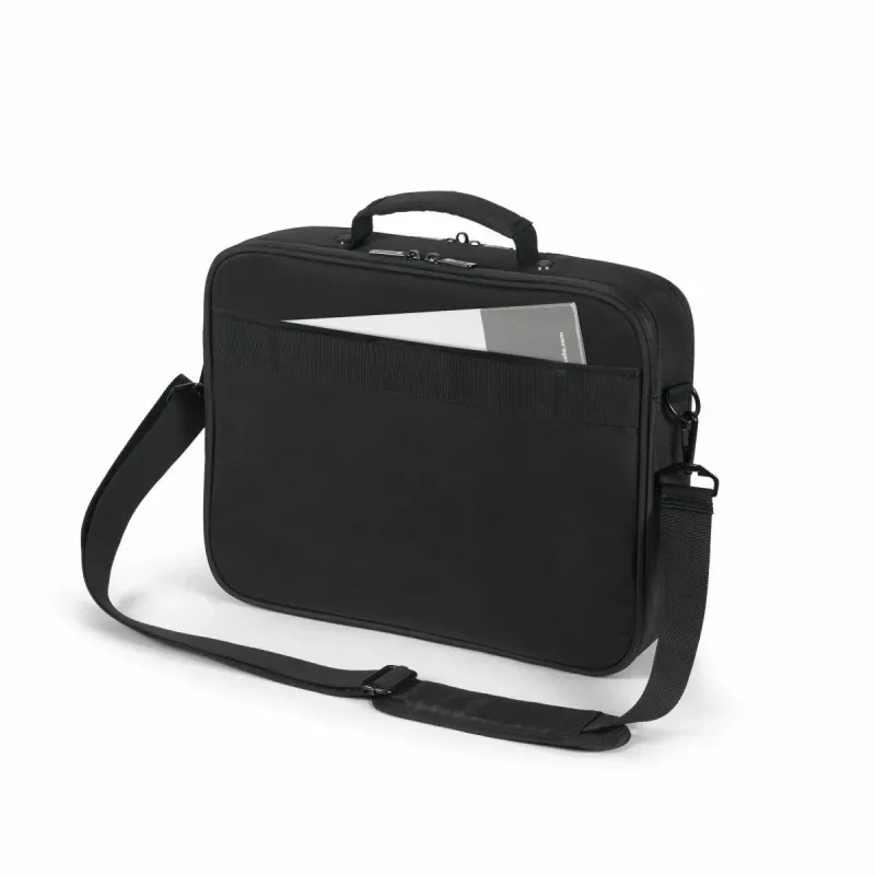 DICOTA Eco Multi Core - 15-17,3 collu klēpjdatora soma - melna / 300d 100% pārstrādāts PET poliesters