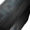 PC korpuss MODECOM Horizon ARGB FLOW MIDI Melns — E-ATX atbalsts, rūdīts stikls, ARGB, USB-C, maks. GPU 400 mm