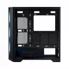 PC korpuss MODECOM Horizon ARGB FLOW MIDI Melns — E-ATX atbalsts, rūdīts stikls, ARGB, USB-C, maks. GPU 400 mm