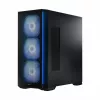 PC korpuss MODECOM Horizon ARGB FLOW MIDI Melns — E-ATX atbalsts, rūdīts stikls, ARGB, USB-C, maks. GPU 400 mm