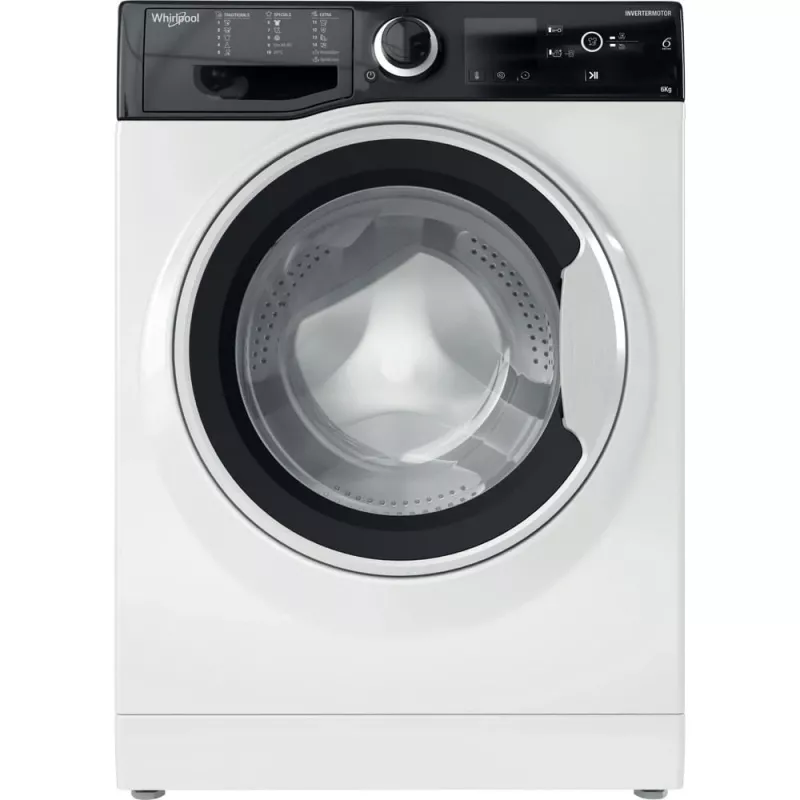 Whirlpool WRBSS 6249 S EU veļas mazgājamā mašīna ar priekšējo ielādi 6 kg 1151 RPM Balta
