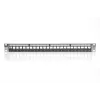 DIGITUS Modular Patch Panel, shielded 24-port, Blank, 1U, Rack Mount, color Melns transparent label fields