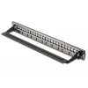 DIGITUS Modular Patch Panel, shielded 24-port, Blank, 1U, Rack Mount, color Melns transparent label fields