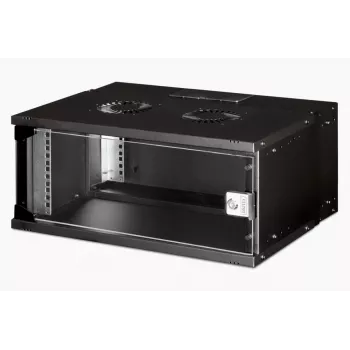 DIGITUS 19IN 4U sienas stiprinājuma skapis - SOHO PRO 240 x 540 x 400mm melns