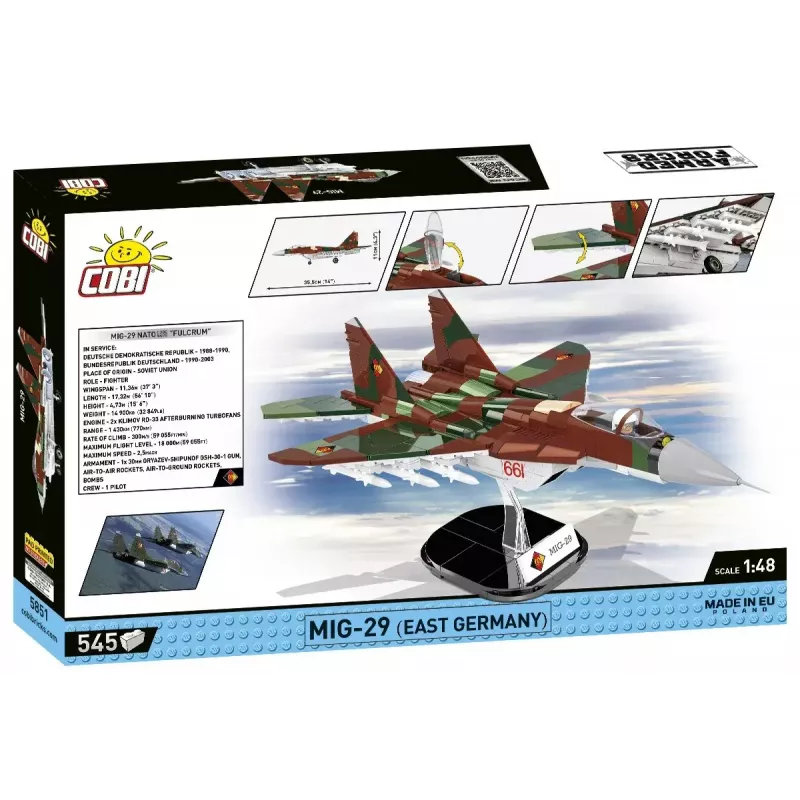 Konstruktors Cobi MiG-29 Austrumvācija 5851 — 300 gabali