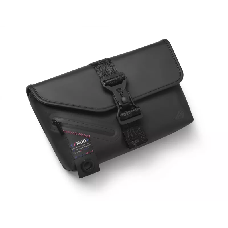 ASUS ROG SLASH Sling Bag 2.0 Polyester, Polyurethane (PU), Thermoplastic polyurethane (TPU) Melns, Blue, Pink Unisex Shoulder bag