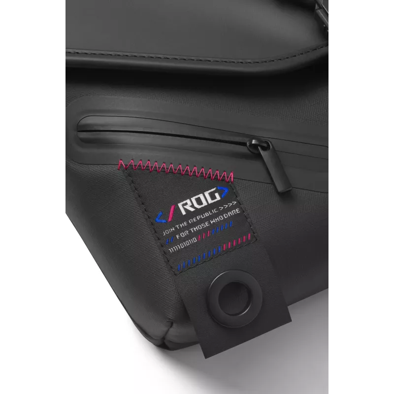 ASUS ROG SLASH Sling Bag 2.0 Polyester, Polyurethane (PU), Thermoplastic polyurethane (TPU) Melns, Blue, Pink Unisex Shoulder bag