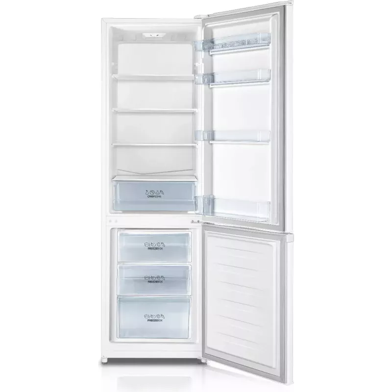 Brīvi stāvošs ledusskapis ar saldētavu Gorenje RK4182PW4, 269 L kopējā (198 L ledusskapis, 71 L saldētava), balts, apakšējā saldētava