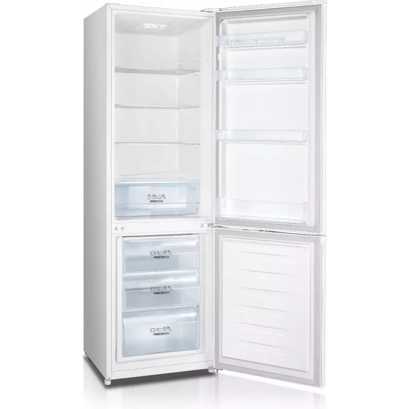 Brīvi stāvošs ledusskapis ar saldētavu Gorenje RK4182PW4, 269 L kopējā (198 L ledusskapis, 71 L saldētava), balts, apakšējā saldētava