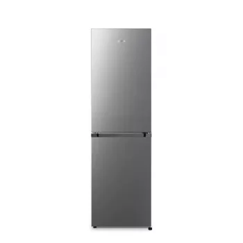 Brīvi stāvošs ledusskapis-sal dē tava Gorenje NRK 418 ECS4 — 256 L kopējā, ledusskapis 171 L No Frost, sal dē tava 85 L, 41 dB, enerģijas klase E
