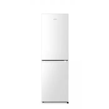 Brīvstāvošs ledusskapis Gorenje NRK418ECW4 — 256 L kopējais tilpums, 171 L ledusskapja nodalījums, 85 L saldētava, No Frost, Multi-Airflow, balts