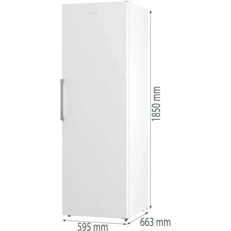 Gorenje ledusskapis R619EEW5 BK070B, 398 L, SN-N, 38 dB, E, balts