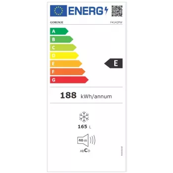 Gorenje F4142PW saldētava, vertikālā Brīvi stāvoša 165 L Balta