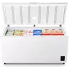 Lādes saldētava Gorenje FH50EAW — 500 L, brīvi stāvoša, 84,7 cm augstums, energoefektivitātes klase E, balta