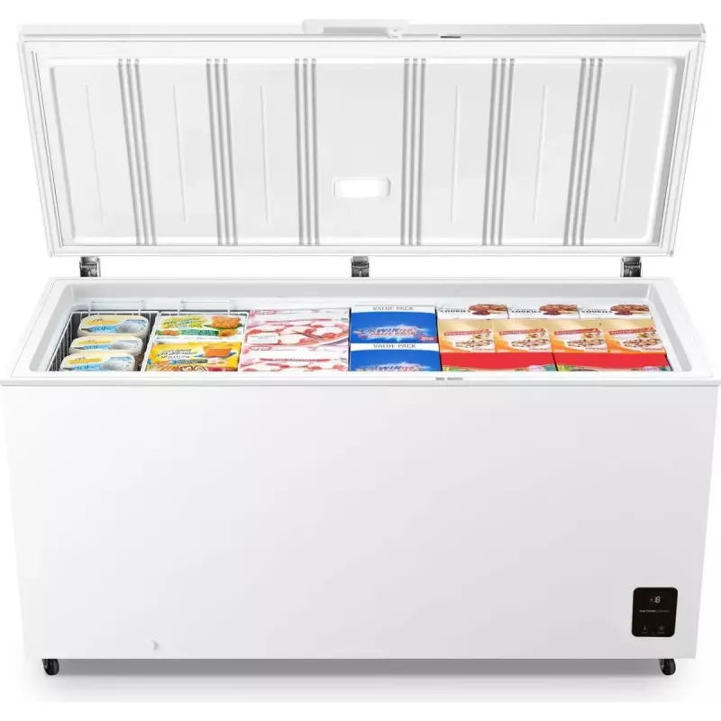 Lādes saldētava Gorenje FH50EAW — 500 L, brīvi stāvoša, 84,7 cm augstums, energoefektivitātes klase E, balta