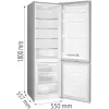 Gorenje HZS28862 RK4182PS4 RL_PRIL, 269 L, N-ST, 39 dB, 3.2 kg/24h, E, pelēks