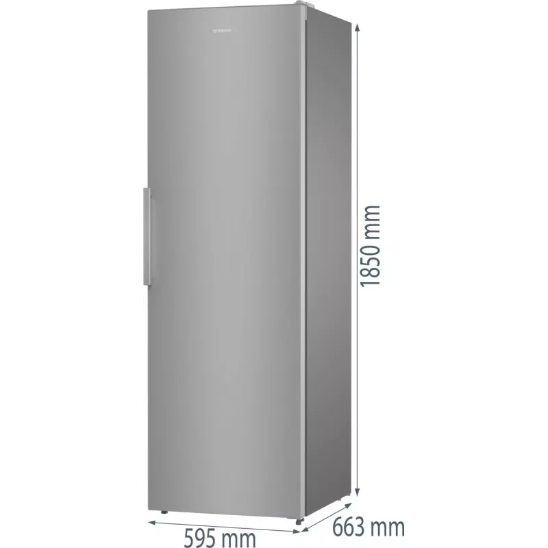 Gorenje ledusskapis R619EES5 BK065B, 398 L, SN-N, 38 dB, E, pelēks