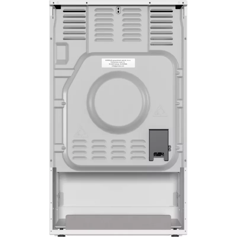 Gorenje GEC5A41WG Brīvi stāvoša plīts Elektriskā Keramiskā plīts virsma Balta