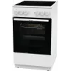Gorenje GEC5A41WG Brīvi stāvoša plīts Elektriskā Keramiskā plīts virsma Balta
